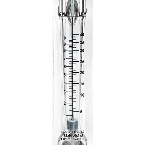 Flujómetro de panel de 1 - 10 GPM