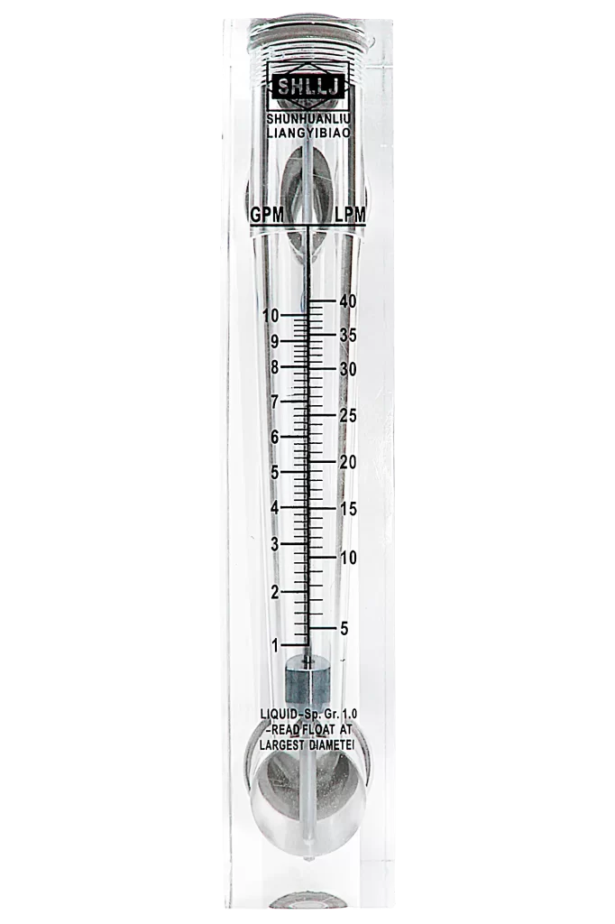 Flujómetro de panel de 1 - 10 GPM
