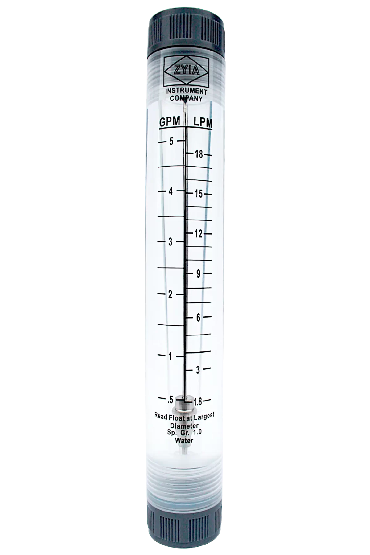 Medidor de flujo lineal 0.5-5 GPM